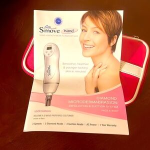SMOVE WAND. NWOT. Diamond Microdermabrasion Exfoliation & Suction System.